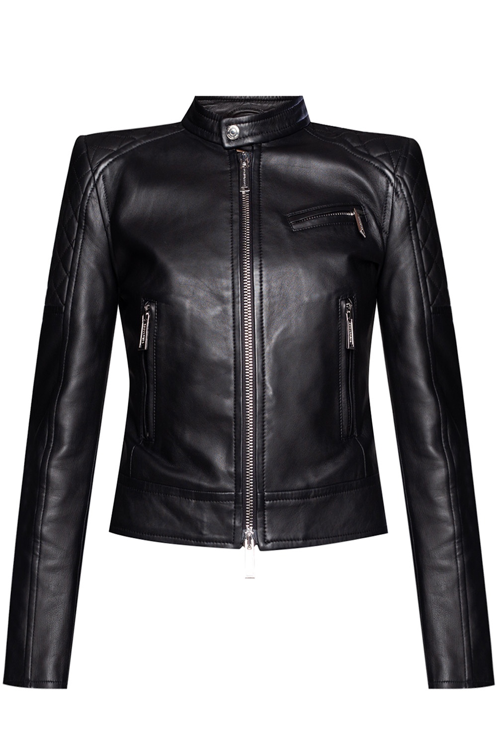 Dsquared leather 2025 jacket womens